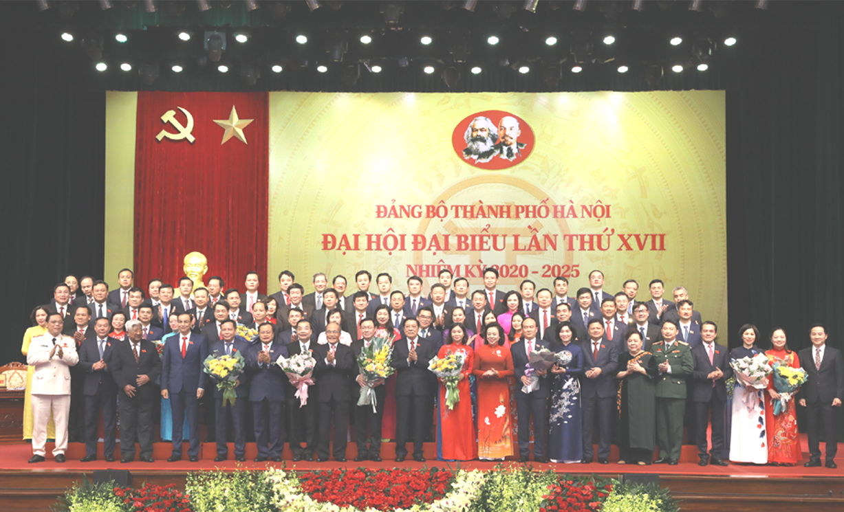 Đại hội đại biểu Đảng bộ TP Hà Nội lần thứ XVII thành công tốt đẹp